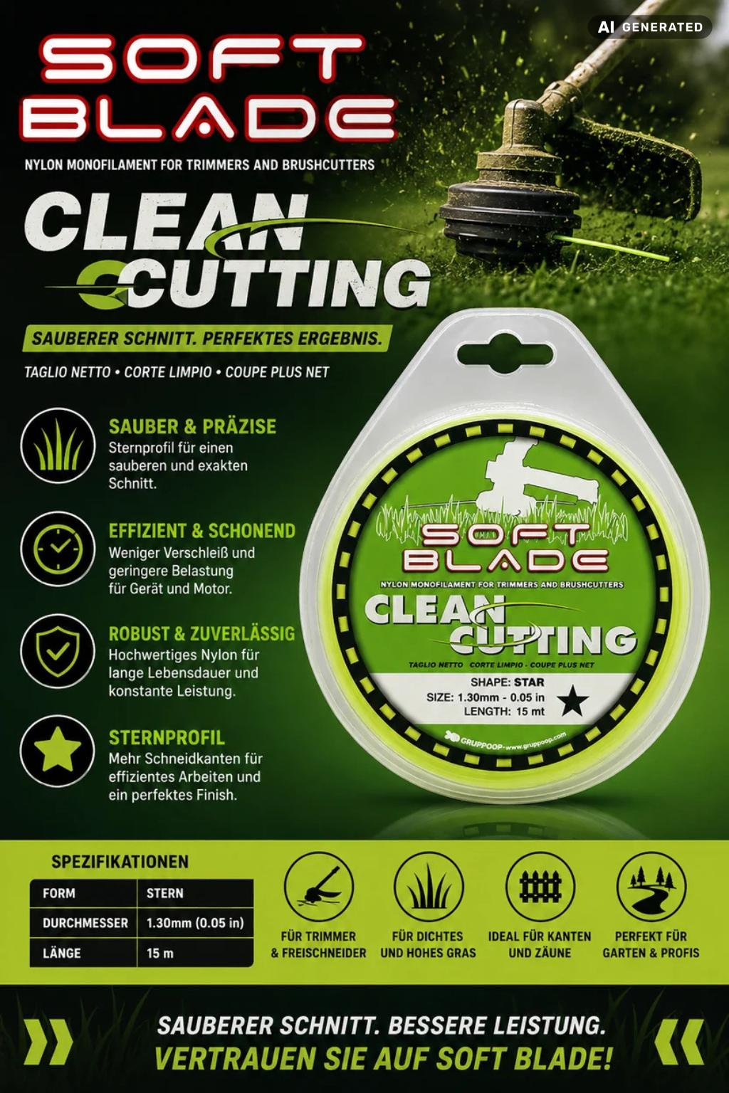 Trimmer-Faden Stern